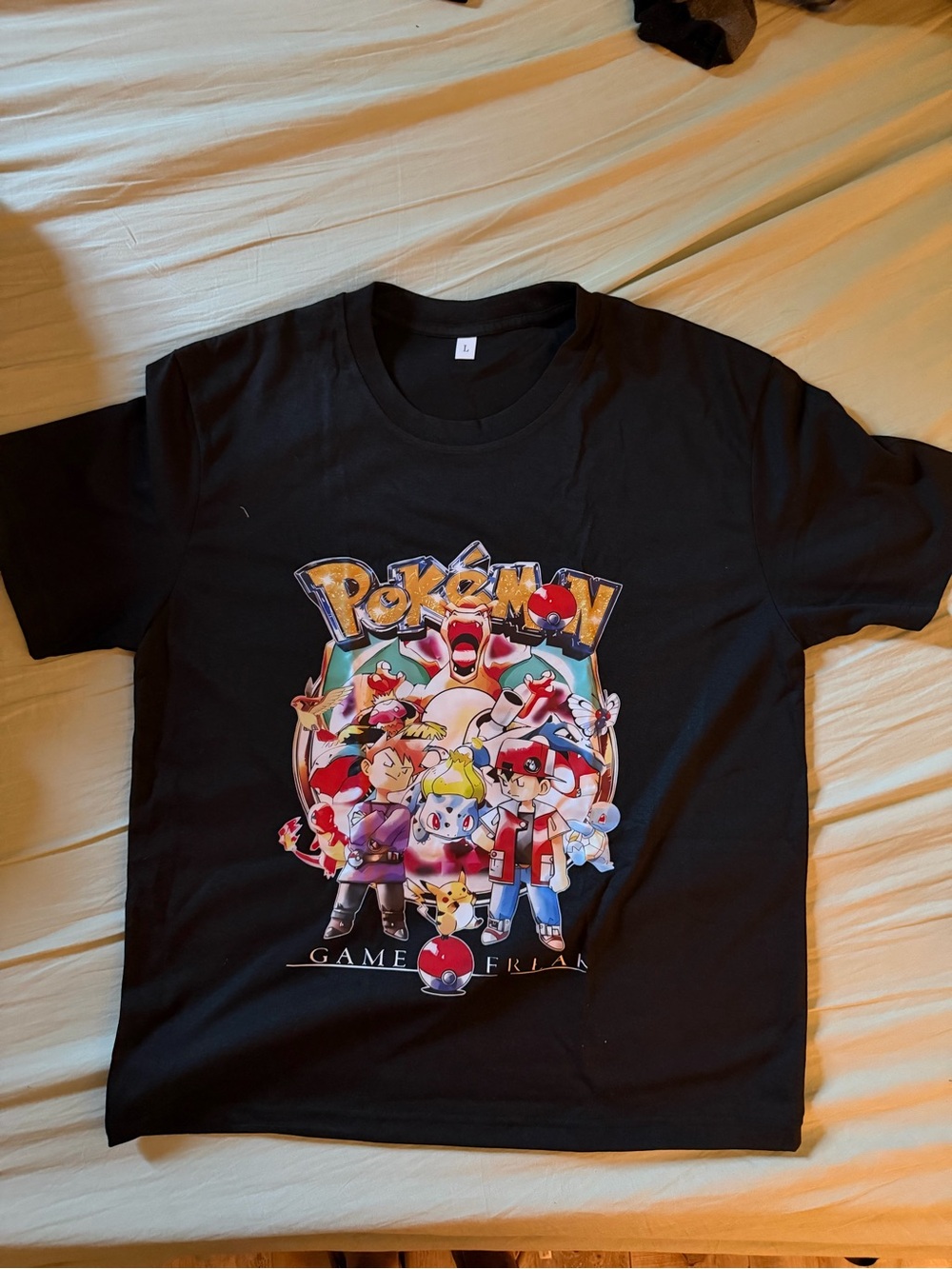 Pokemon Black vintage tee